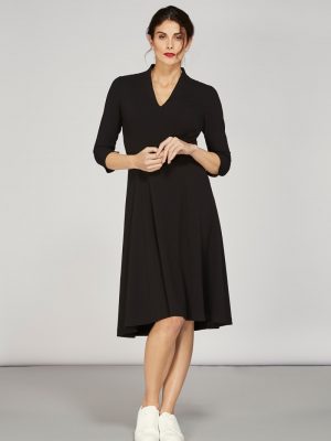 Alice Fawke - dress for a fuller bust - Thea dress black