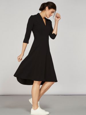 Alice Fawke - dress for a fuller bust - Thea dress black