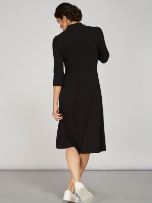 Alice Fawke - dress for a fuller bust - Thea dress black