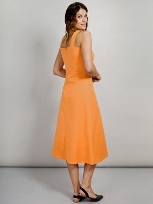 Alice Fawke - Summer dress for a fuller bust - Lucy dress - sun colour